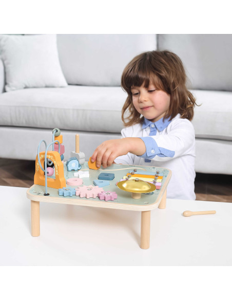 VIGA PolarB Mokomasis stalas "Loop Cymbals Sensory Montessori