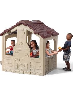 STEP2 Garden House with Benches for Children 2