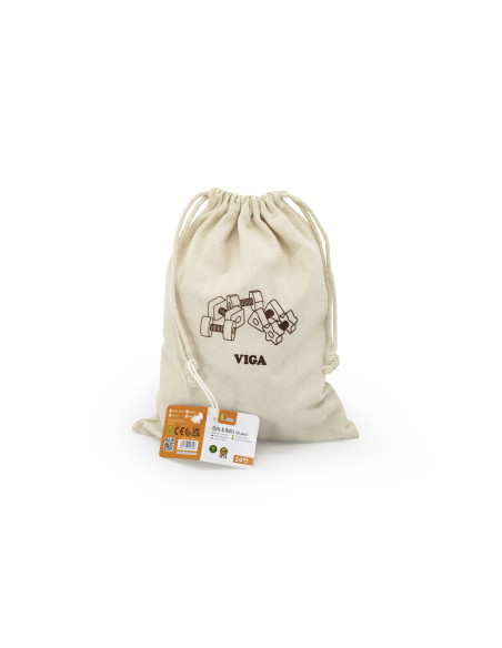 VIGA "Nuts and Bolts Match and Twist" įgūdžių žaislas