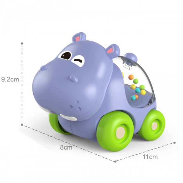 WOOPIE BABY Rattle Automobilinė transporto priemonė Hippo