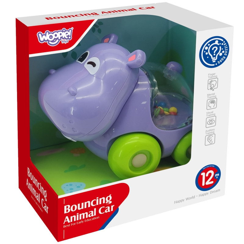 WOOPIE BABY Rattle Car Vehicle Hippo