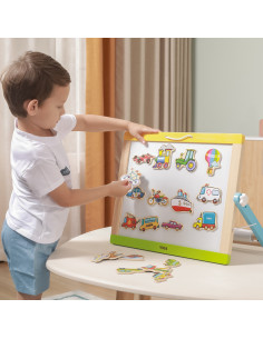 VIGA Wooden Vehicle Magnets Set 2