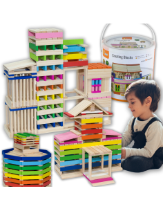 VIGA mediniai statybiniai blokai Pastatai