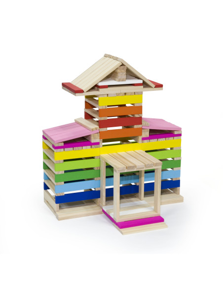 VIGA mediniai statybiniai blokai Pastatai