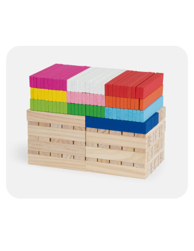 VIGA mediniai statybiniai blokai Pastatai