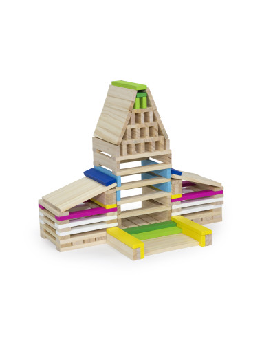 VIGA mediniai statybiniai blokai Pastatai