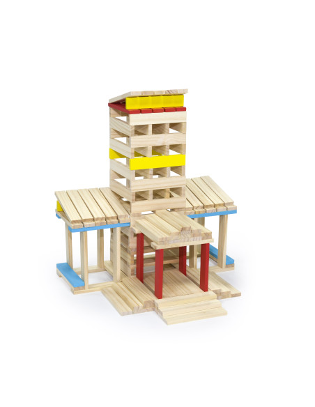 VIGA mediniai statybiniai blokai Pastatai