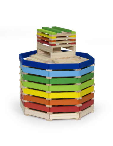 VIGA mediniai statybiniai blokai Pastatai