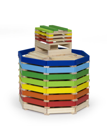 VIGA mediniai statybiniai blokai Pastatai