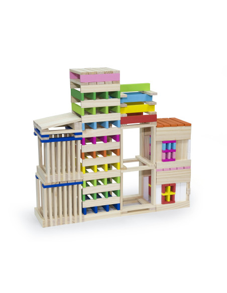 VIGA mediniai statybiniai blokai Pastatai