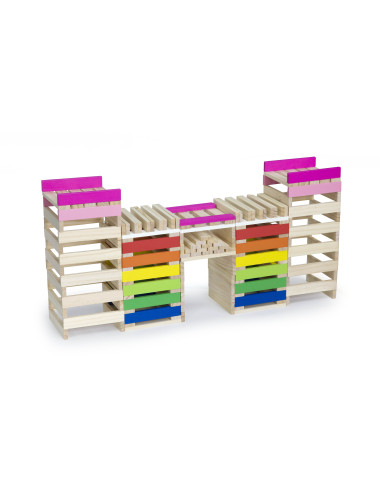 VIGA mediniai statybiniai blokai Pastatai