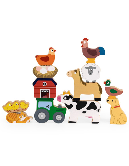 VIGA Stack Puzzle Farm Animals