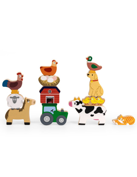 VIGA Stack Puzzle Farm Animals