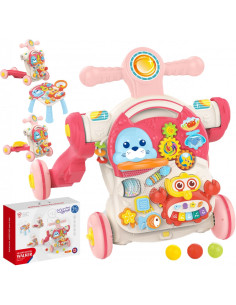 WOOPIE BABY Vaikiškas vežimėlis Edukacinis stalas Scooter Rider 4in1