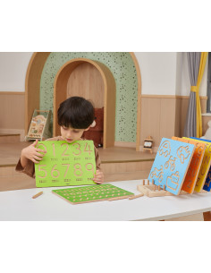 VIGA Grafomotorinė lenta Didelės raidės Mokomės rašyti 2