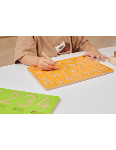 VIGA Grafomotorinė lenta Didelės raidės Mokomės rašyti