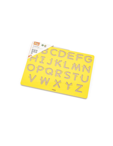 VIGA Grafomotorinė lenta Didelės raidės Mokomės rašyti