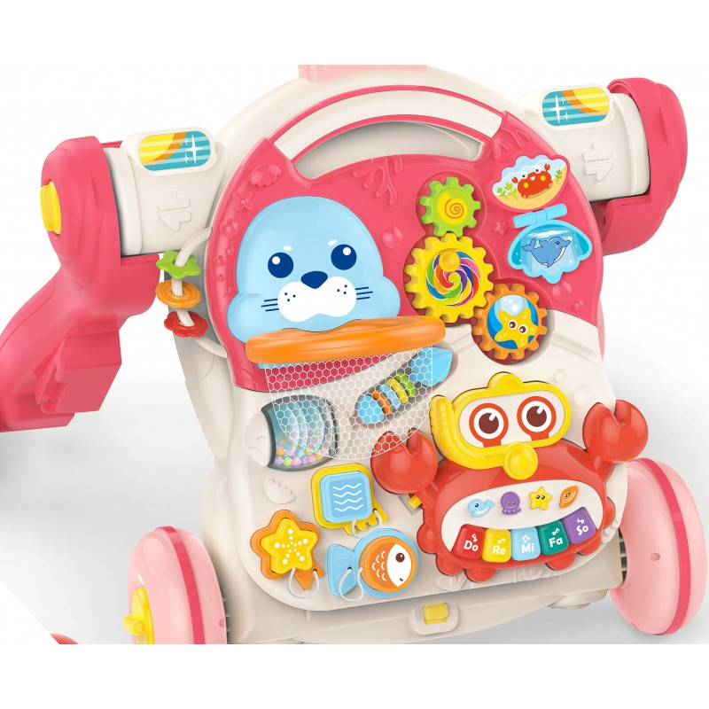 WOOPIE BABY Vaikiškas vežimėlis Edukacinis stalas Scooter Rider 4in1