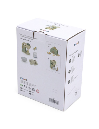 VIGA PolarB Wooden Kitchen Mixer Green + Accessories