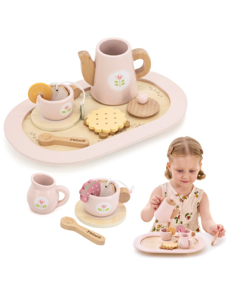 VIGA PolarB Wooden Tea Set Tea Fantasy