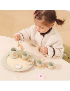 VIGA Wooden Spring Tea Set - 15 pieces 2