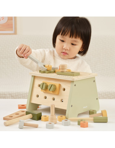 VIGA PolarB Mini dirbtuvių 2in1 įrankių dėžė Medinis rinkinys