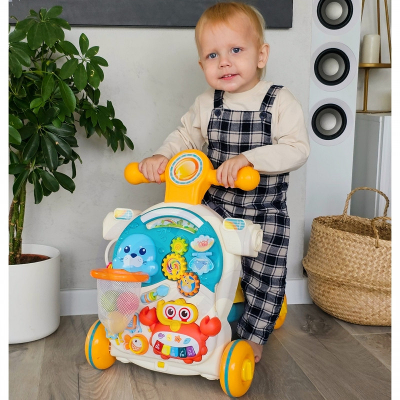 WOOPIE BABY Pushchair Educational Table Scooter Rider 4 in 1
