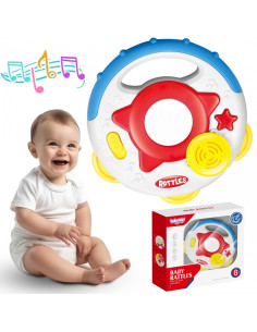 WOOPIE BABY Interaktywny Tamburyn Zabawka Muzyczna