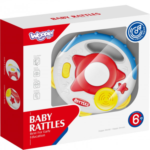 WOOPIE BABY interaktyvus muzikinis žaislas tambūrinas