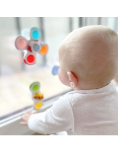 WOOPIE BABY Spinner Zabawka Sensoryczna Rakieta Kosmita Ufo 3 szt. 2