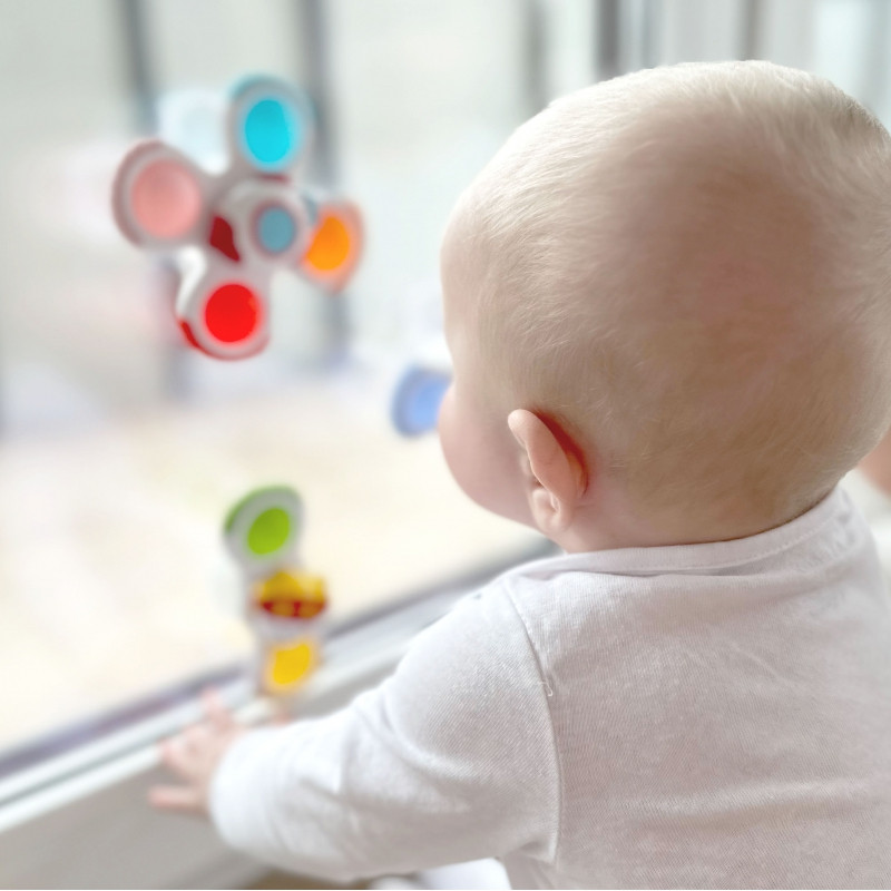 WOOPIE BABY Spinner Sensory Toy Rocket Space Ufo 3 шт.