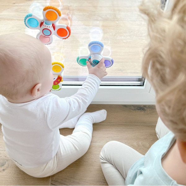 WOOPIE BABY Spinner Sensory Toy Rocket Space Ufo 3 pcs.