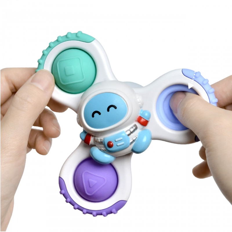 WOOPIE BABY Spinner Sensory Toy Rocket Space Ufo 3 pcs.