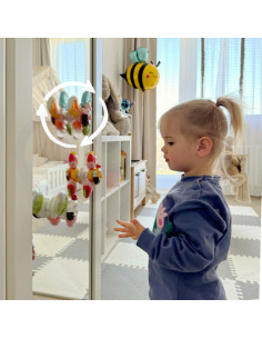 WOOPIE BABY Spinner Sensory Toy Bee Chicken Rabbit Interchangeable 3 pcs. 2