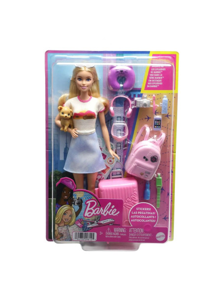 Barbie Malibu Travel set with doll HJY18 Mattel