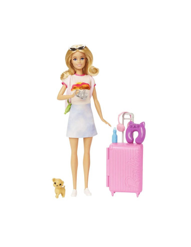 Barbie Malibu Travel set with doll HJY18 Mattel