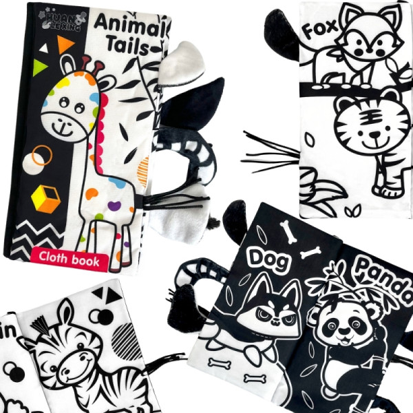 WOOPIE BABY Сенсорный контрастный буклет для малышей