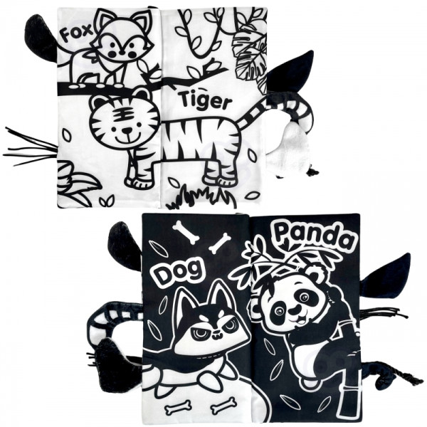 WOOPIE BABY Сенсорный контрастный буклет для малышей