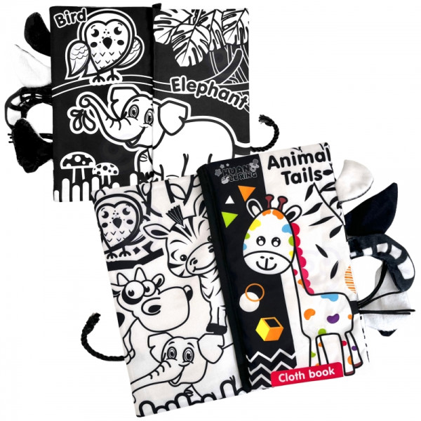 WOOPIE BABY Сенсорный контрастный буклет для малышей