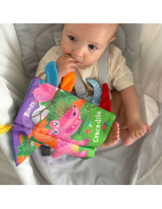 WOOPIE BABY Książeczka z Ogonkami Zwierząt Leśnych Materiałowa 2