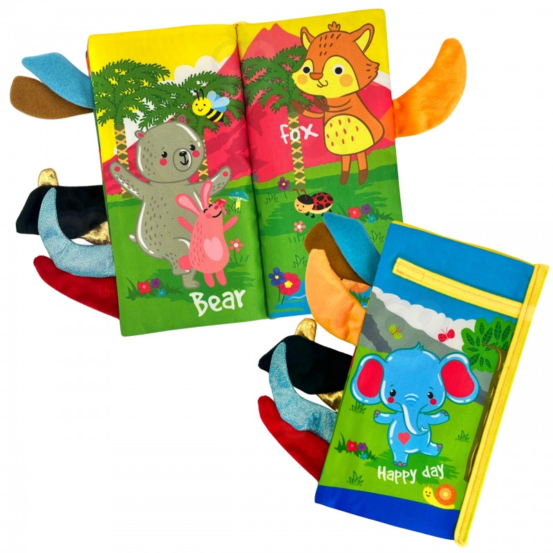 WOOPIE BABY Лесные животные Хвост Книжка Материал