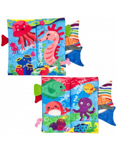 WOOPIE BABY Book with Tails of Sea Animals Material Rustling 2