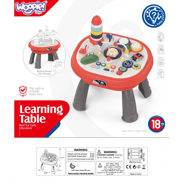 WOOPIE BABY Образовательный стол Интерактивный космос