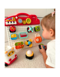 WOOPIE BABY Montessori Manipulative Board Colorful Activity Panel 2