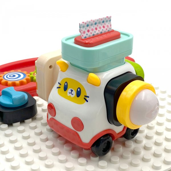 WOOPIE BABY Montessori manipuliavimo lenta Spalvotas veiklos skydelis