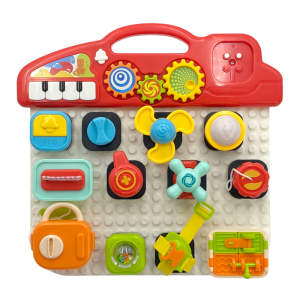 WOOPIE BABY Montessori Manipulative Board Colorful Activity Panel