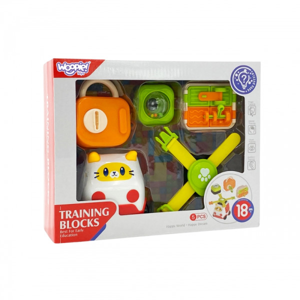 WOOPIE BABY Montessori Manipulative Construction Kit Car Kitten 1