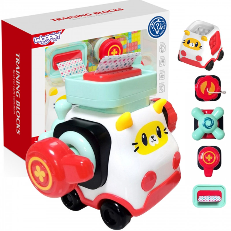 WOOPIE BABY Montessori Manipulative Construction Kit Car Kitten 2