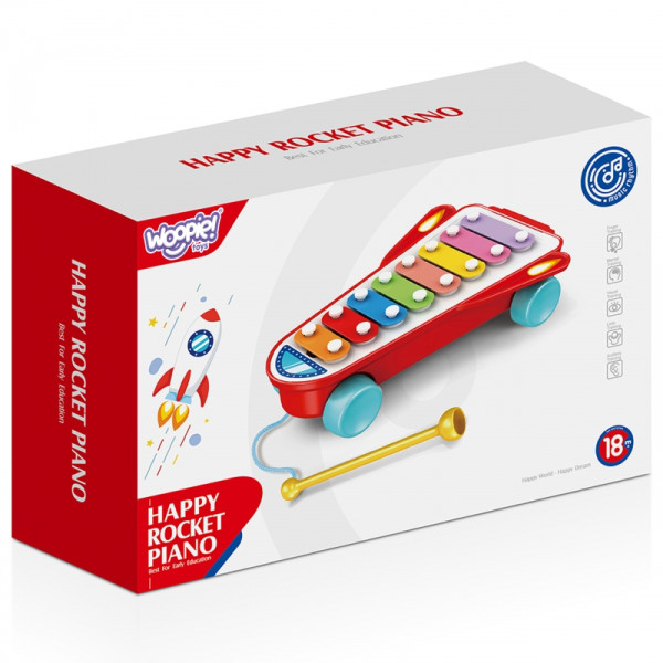 WOOPIE BABY Тарелки Space Rocket Red 18м+ WOOPIE BABY Тарелки Space Rocket Red 18м+