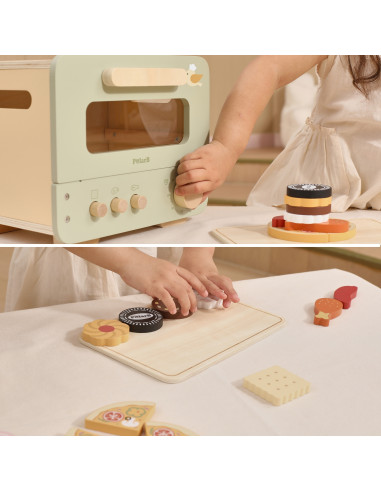 VIGA Wooden Kitchen Oven Set for Baking Sweet and Savory Dishes 12 pcs.